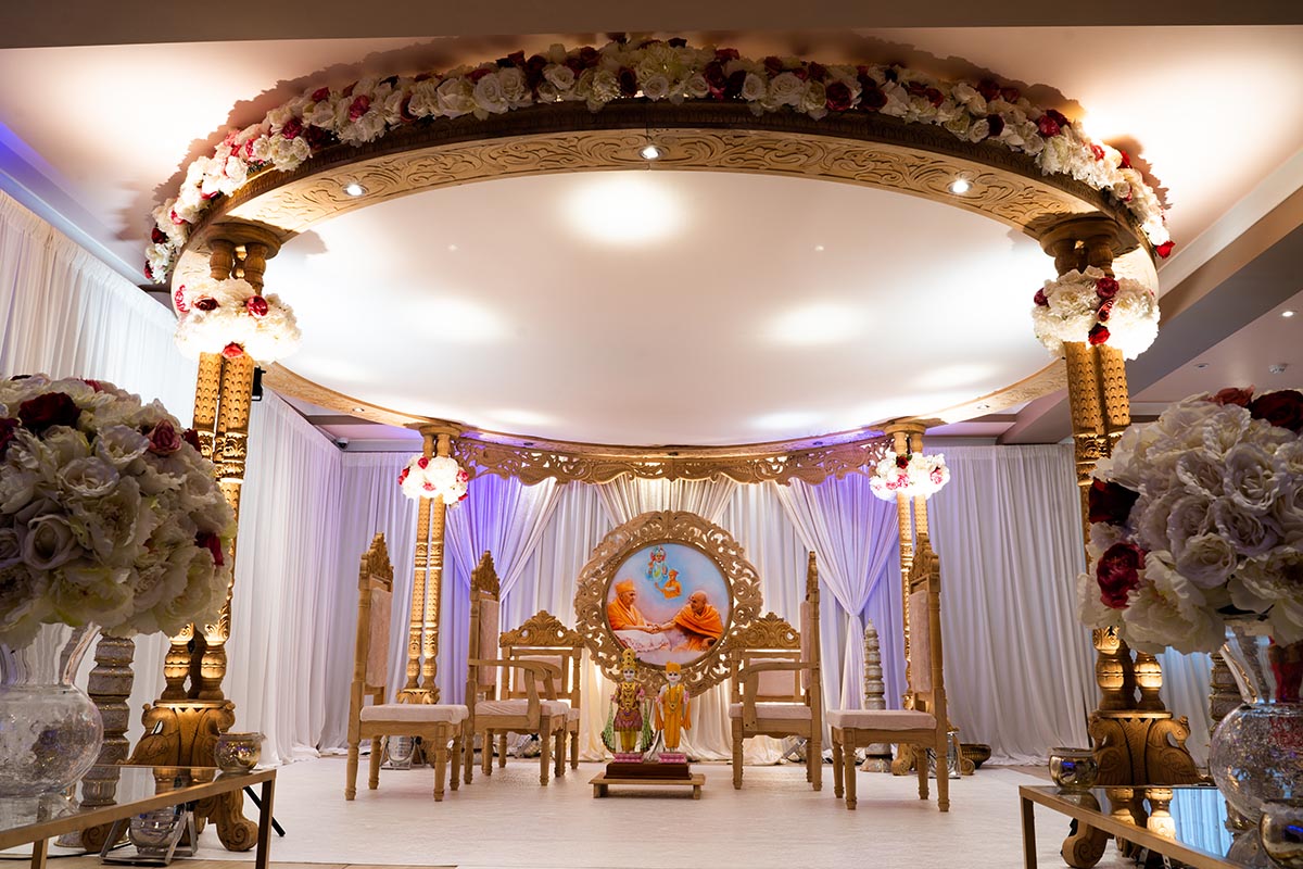 Wedding Photography at BAPS Shri Swaminarayan Mandir London