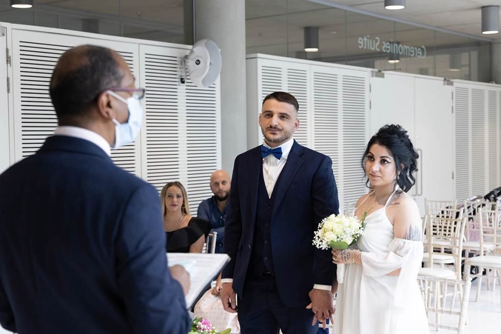 Wedding Photographer in London Registry Civil Wedding Photography by Dwarkesh Kansara
