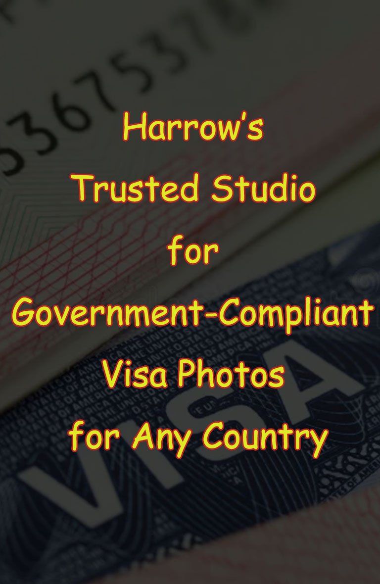 Harrows Trusted Studio for Government Compliant Visa Photo for any Country