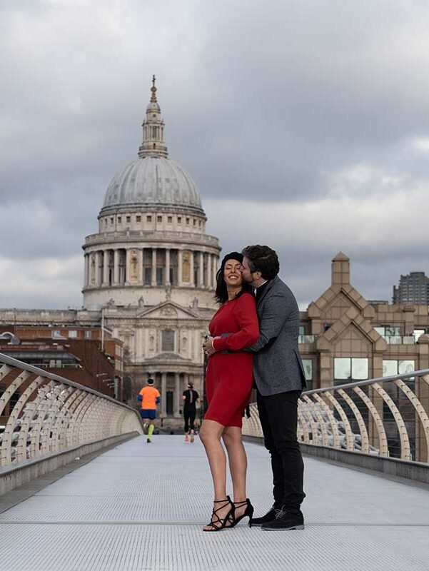 Millenium Bridge Pre-wedding Photography in London