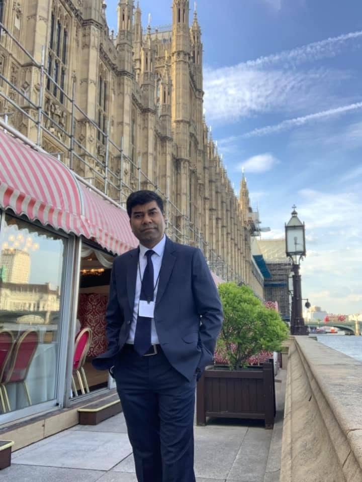 Dwarkesh Kansara at the Palace of Westminster, London | Devarshi Photo Limited