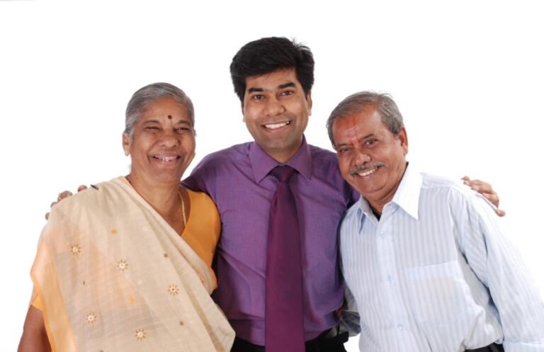 Dwarkesh Kansara with His Parents | Devarshi Photo Limited